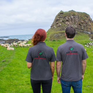 AGRI is our CULTURE Charcoal Polo Shirt GRASSMEN