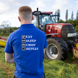 Eat, Sleep, Chop, Repeat Polo Shirt