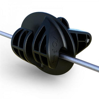 CLIPEX WIRE INSULATOR - BLACK ( 25-PACK )