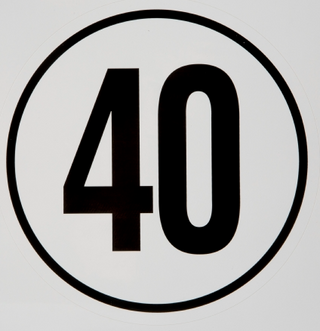 Vehicle Speed Safety Sticker