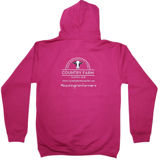 CFS Backing Irish Farmers Hoodie (Pink)