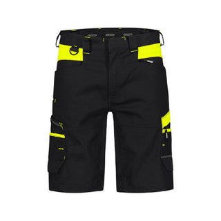 DASSY MANILLA Shorts Black/Fluo Yellow
