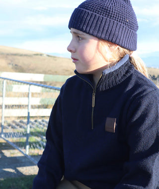 Kids' Mariner Zip Neck Sweater