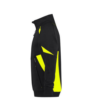 DASSY Aratu Sweatshirt Midnight blue/Fluo yellow