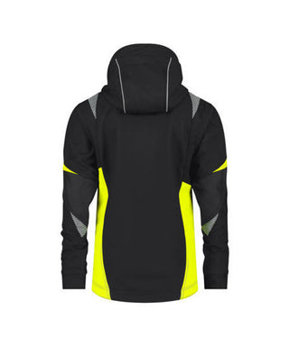 DASSY Kalama Women Softshell jacket Black/Fluo yellow