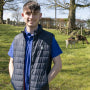 Navy Padded Ombre GRASSMEN Bodywarmer