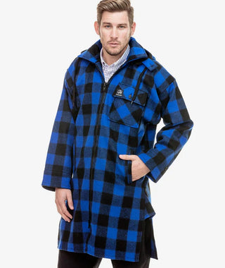 Men's Mosgiel Wool Bushshirt with Zip-up Front