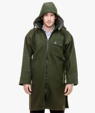 Men's Mosgiel Wool Bushshirt with Zip-up Front