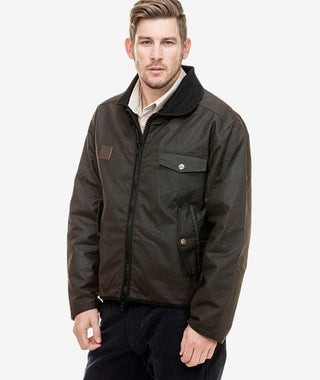 Men's Waimak Oilskin Jacket with Wool Lining