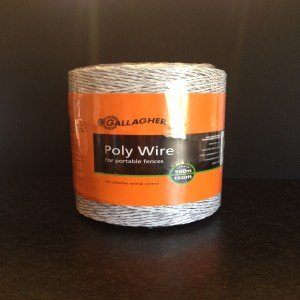 Gallagher Polywire 9 Strand 500M White