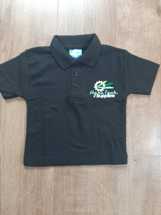 Black Agri-Tech Supplies Kid Polo