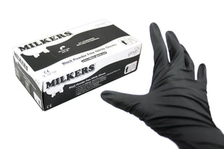 Nitrile Black Powder Free Gloves