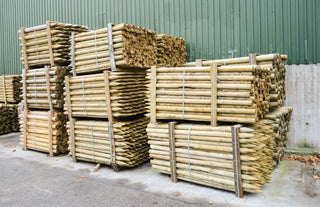 Round Stakes  6 Ft x 3-4 inches  (210 Posts) & 7-8 Ft Turners x 6 Inches  (25 Posts) Fencing