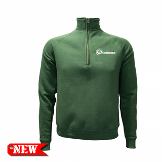 GRASSMEN 1/4 Zip Neck Sweat Green